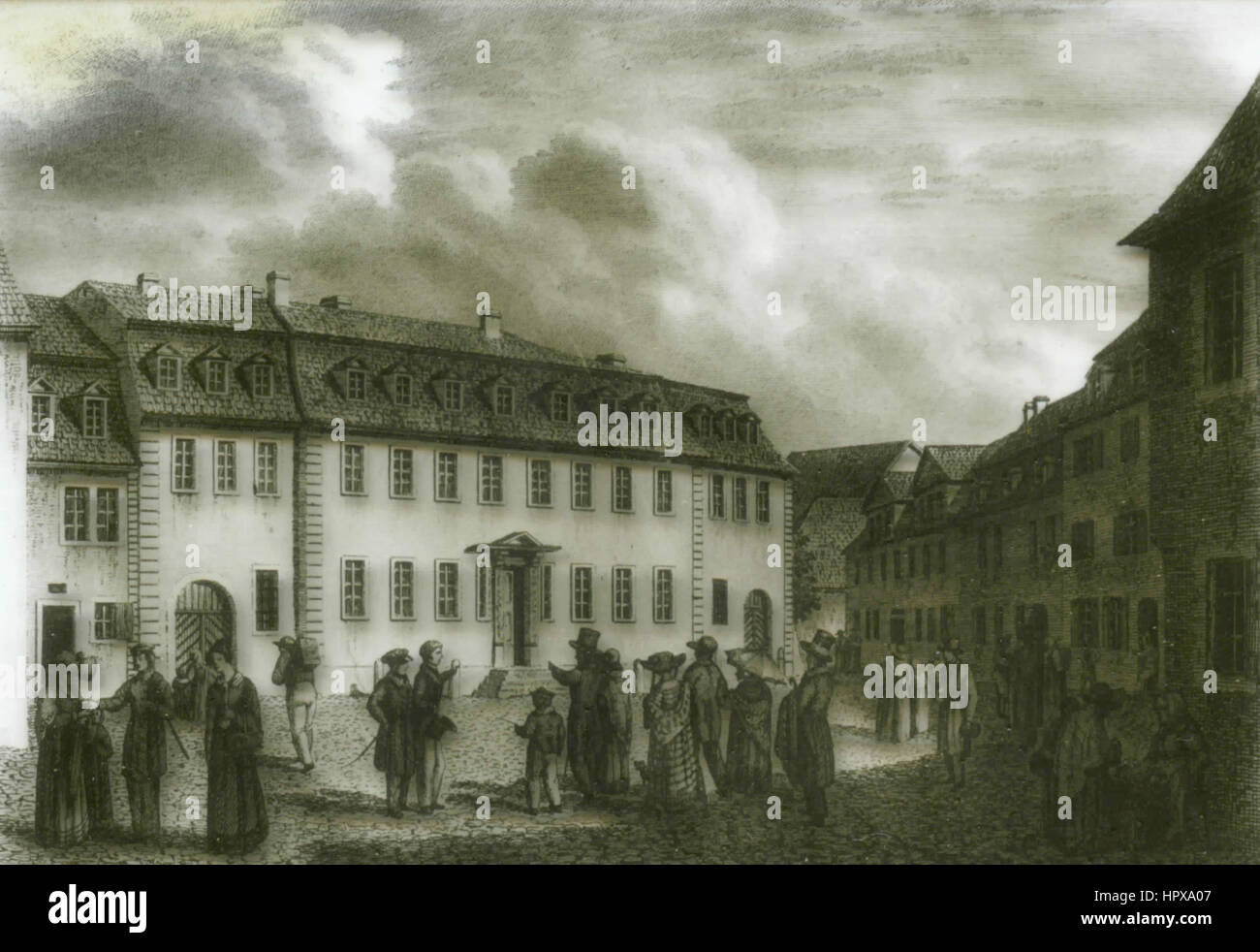 Goethehaus in Weimar im Jahre 1827, Deutschland Stockfoto