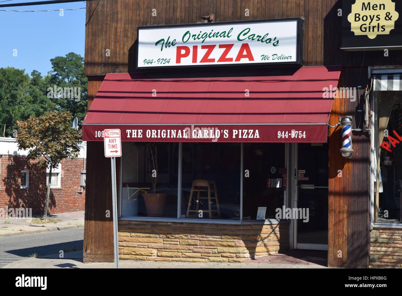 Long Island Pizza Stockfotografie Alamy