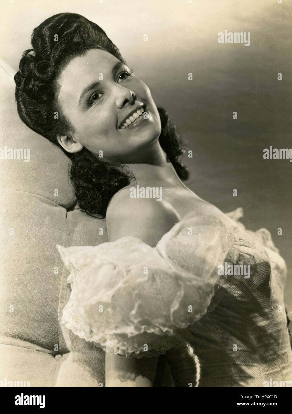 US-amerikanische Schauspielerin Lena Horne Stockfoto