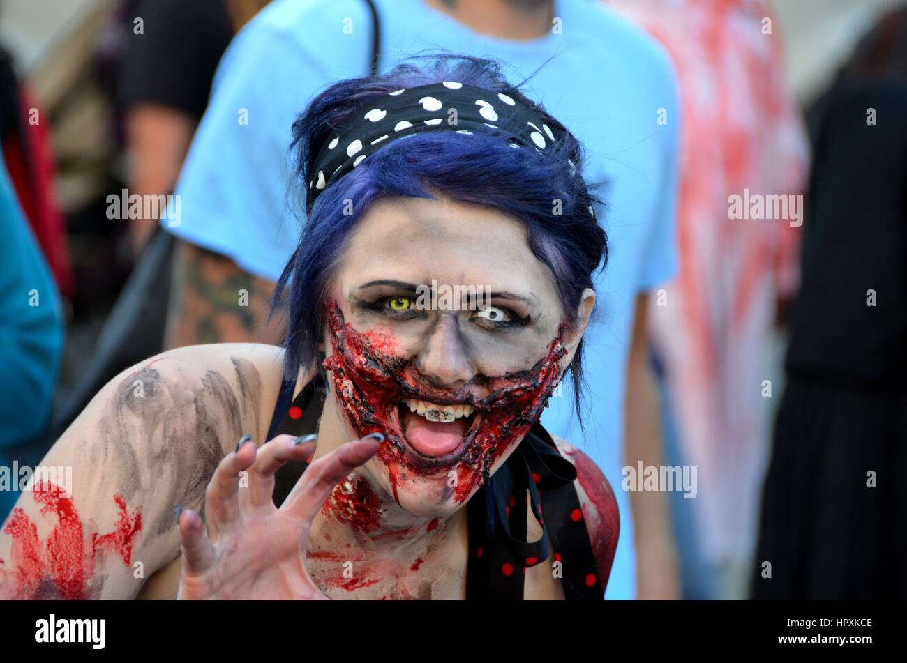 Denver-Zombie-Festival Stockfoto