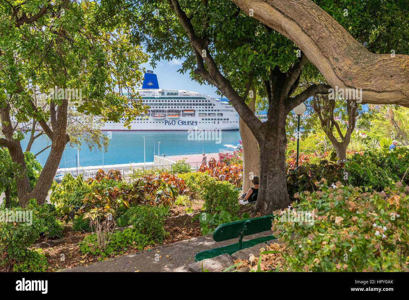 Santa Catarina Park, Funchal, Madeira, Portugal. Stockfoto