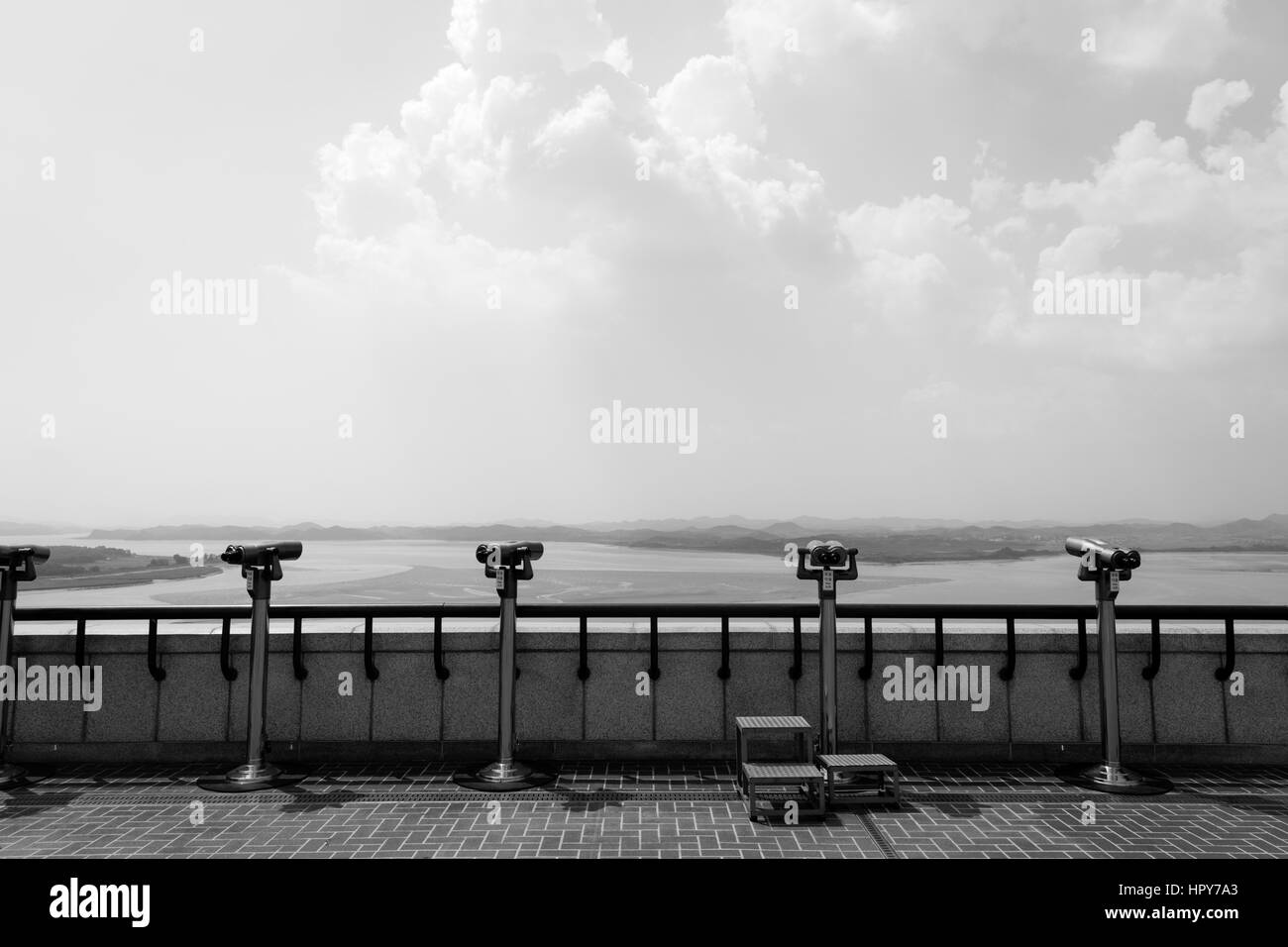 Die 38Th Parallel Stockfoto