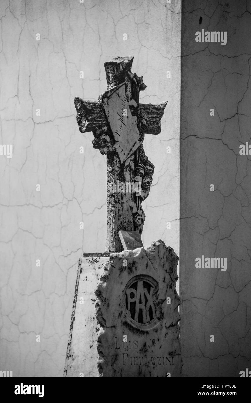 Guamini Friedhof, Buenos Aires, Argentinien Stockfoto
