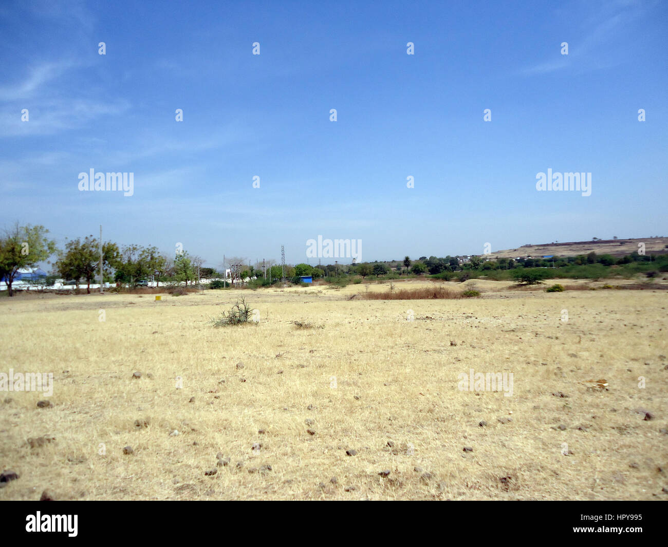 Dürres Land Stockfoto