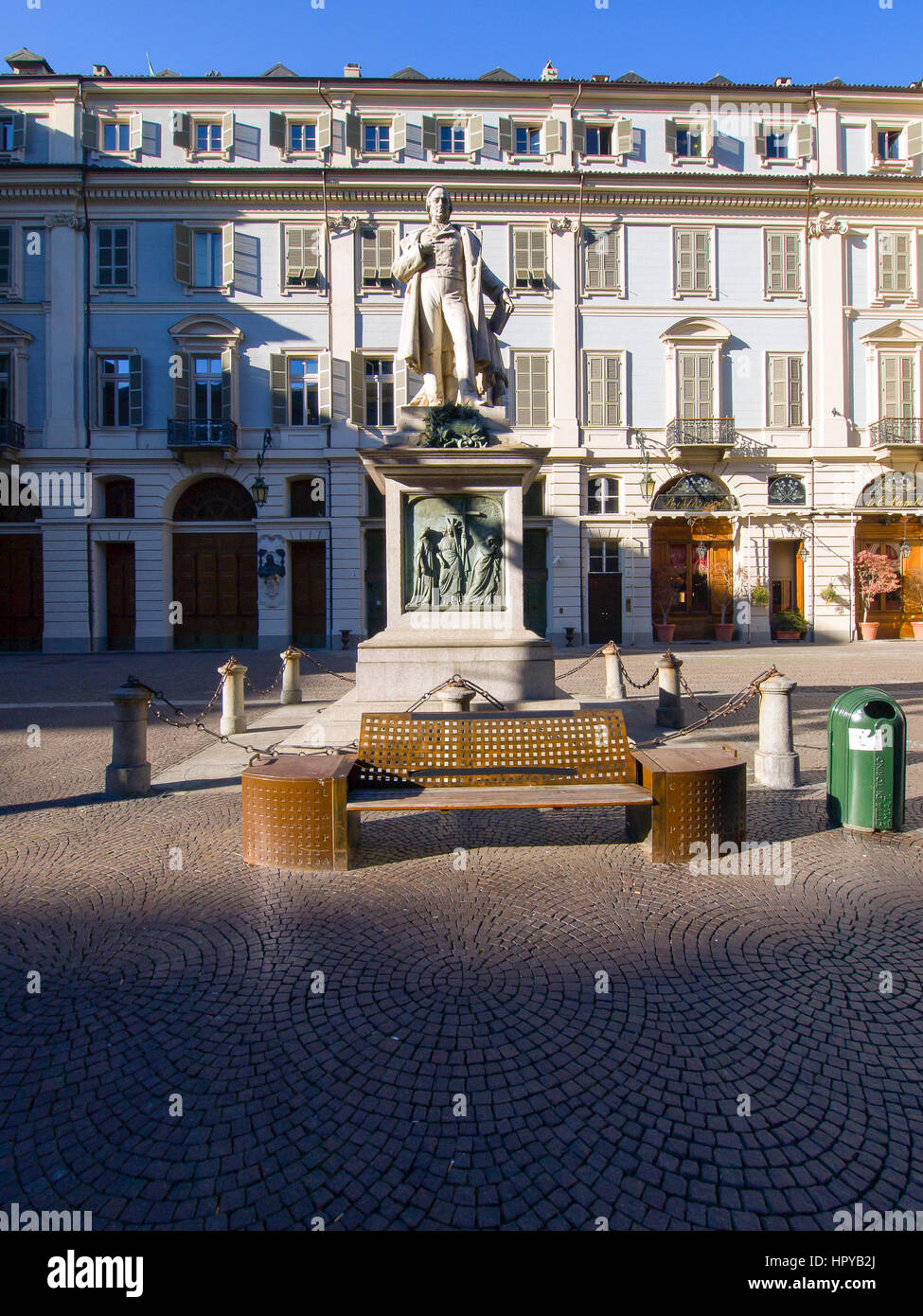 Insbesondere der Piazza Gioberti Turin Piemont Italien Stockfoto