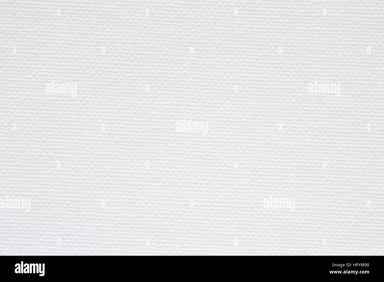 Weiße Leinwand hautnah. Hintergrund und Struktur Stockfoto