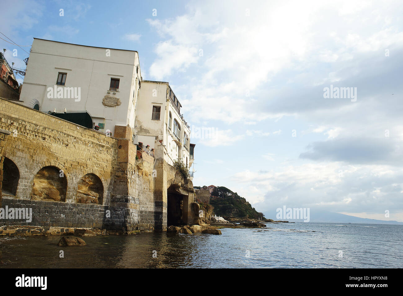 Neapel, Italien, Dorf Marechiaro - Posillipo Stockfoto