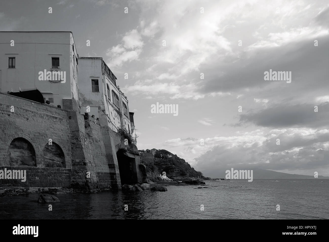 Neapel, Italien, Dorf Marechiaro - Posillipo Stockfoto