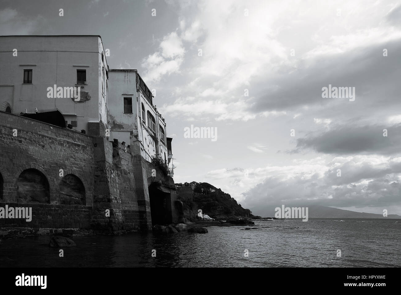 Neapel, Italien, Dorf Marechiaro - Posillipo Stockfoto