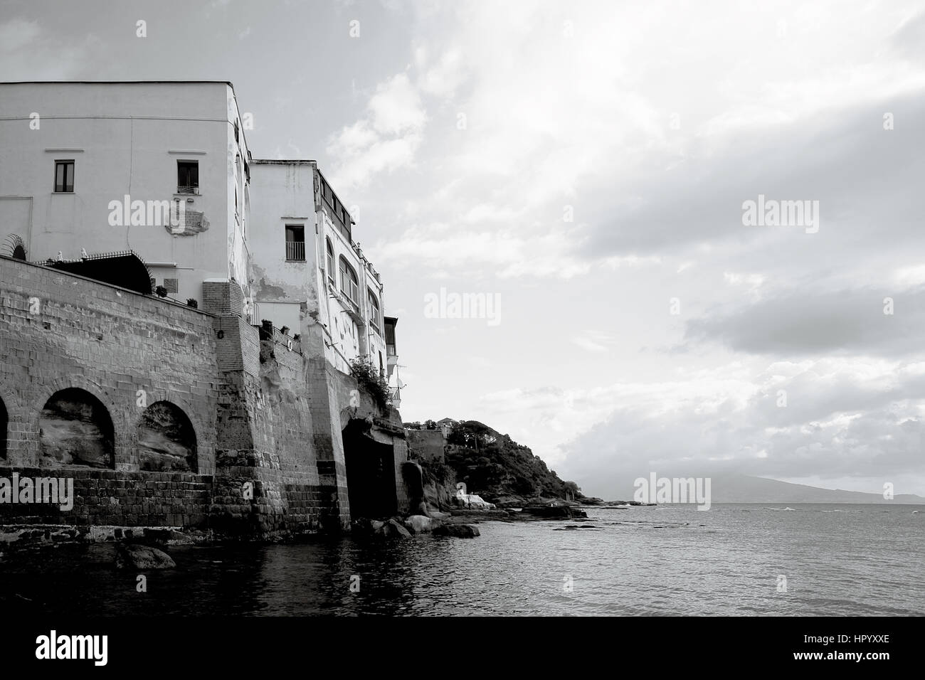 Neapel, Italien, Dorf Marechiaro - Posillipo Stockfoto