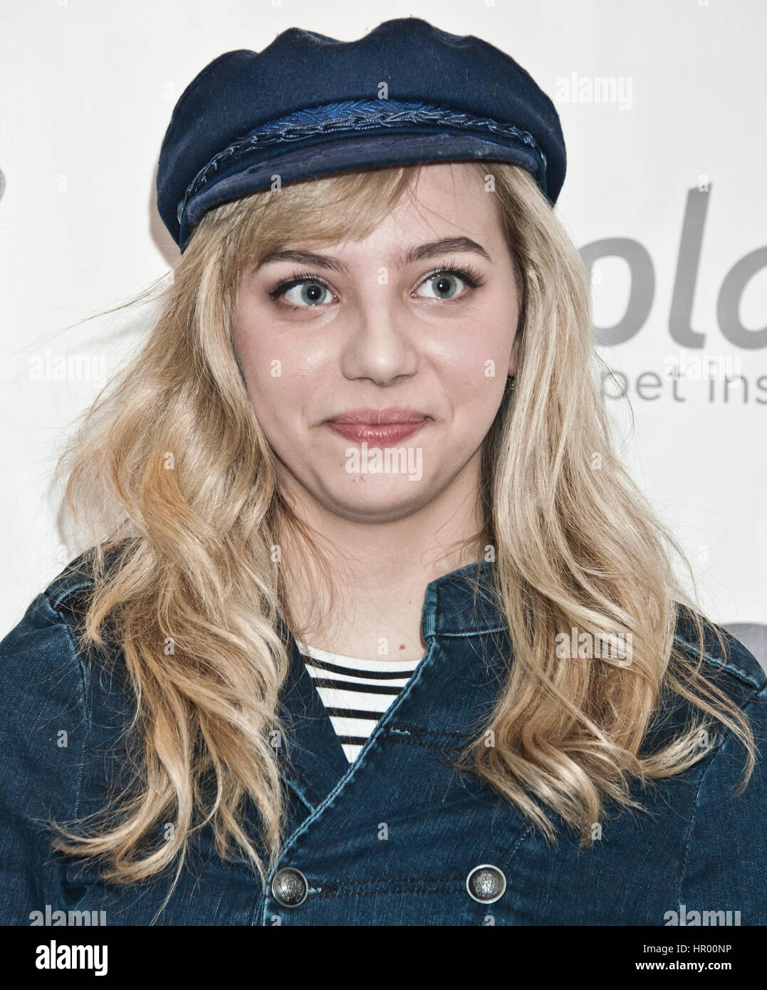 Bala Cynwyd, PA, USA. 17. Februar 2017. US-amerikanischer Singer-Songwriter Hailey Knox besucht Q102 Performance Theater, © Paul Froggatt/FamousPix/Alamy Stockfoto