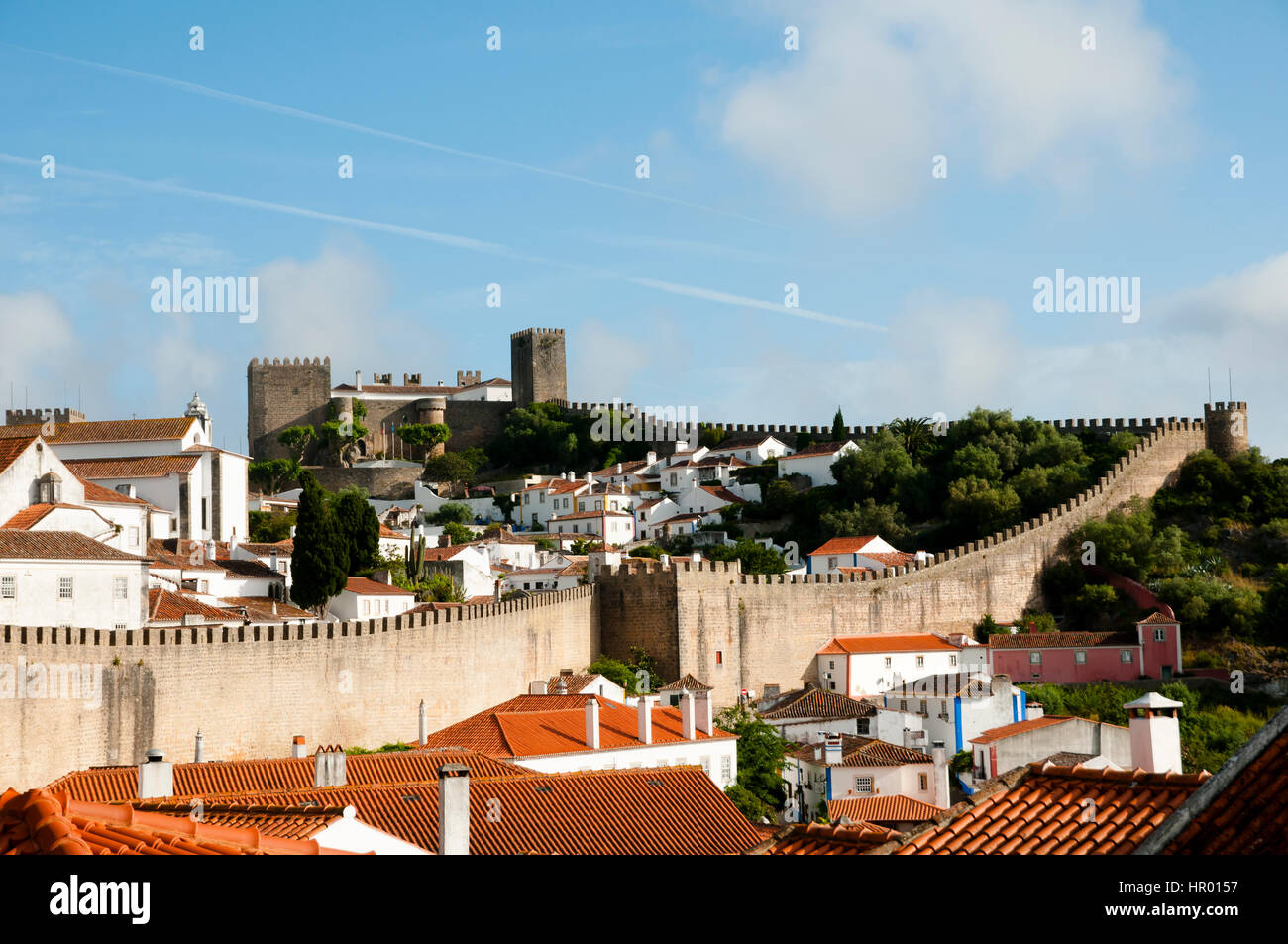 Obidos - Portugal Stockfoto