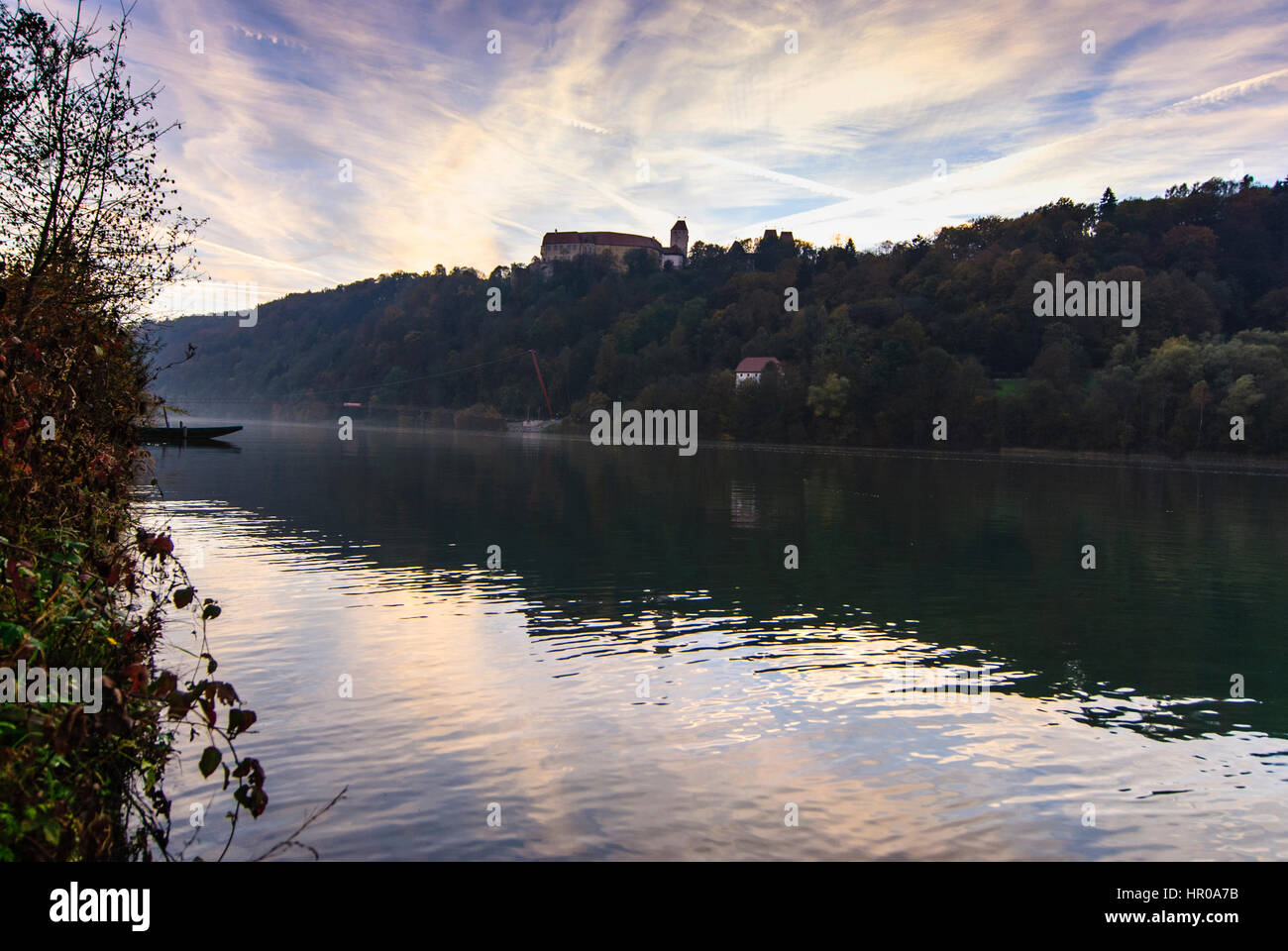 Neuburg am Inn, Inntal, Schloss Neuburg, Niederbayern, Niederbayern, Bayern, Bayern, Deutschland Stockfoto