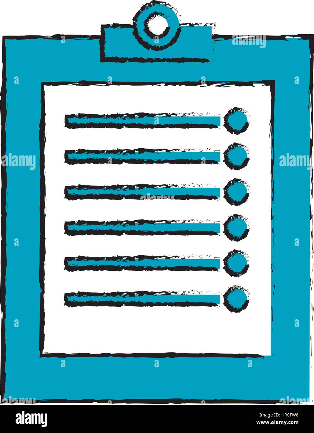 Checkliste Blau Stockfotos und -bilder Kaufen - Alamy