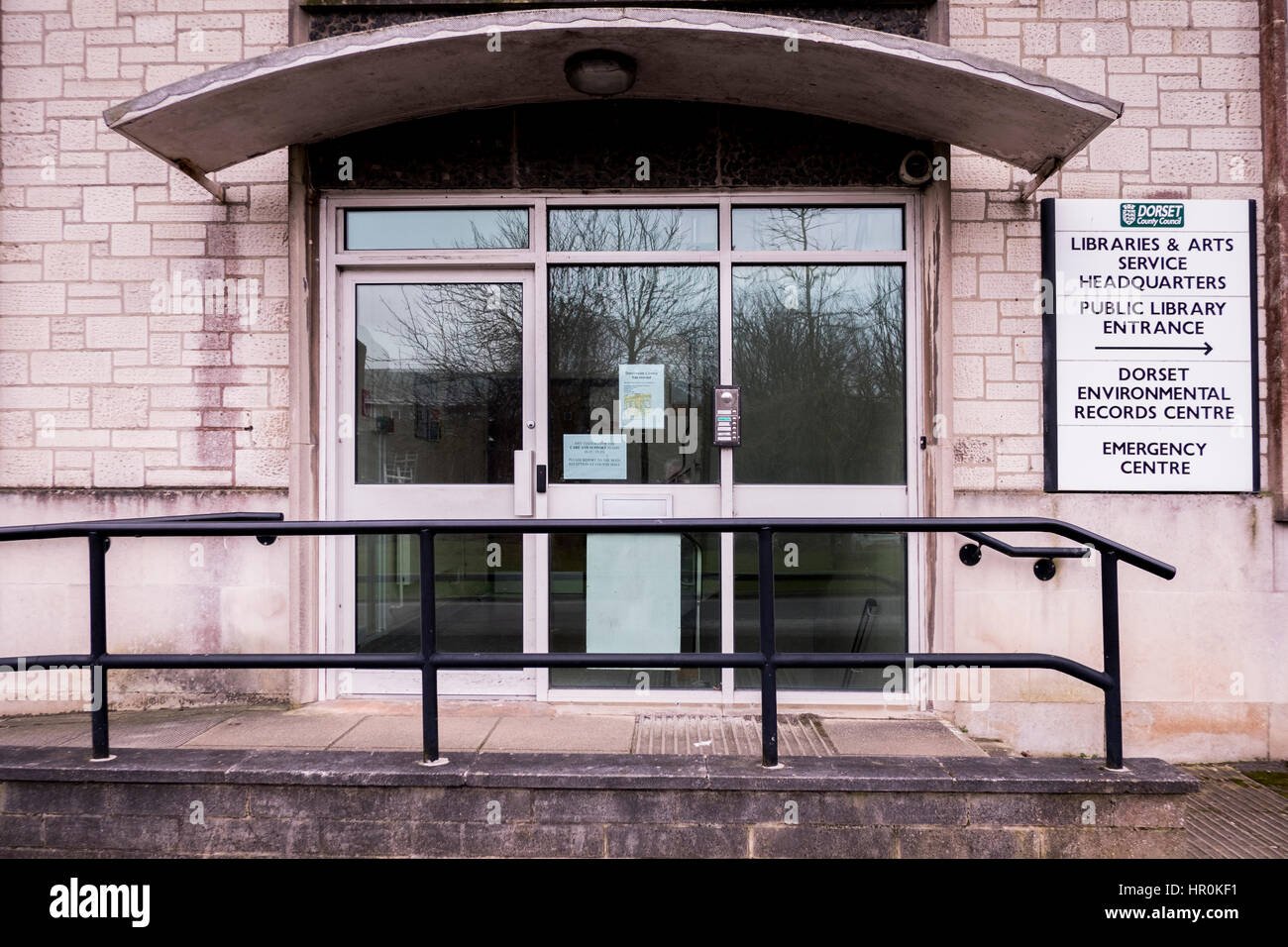 Dorchester Bibliothek und Learning Center Stockfoto