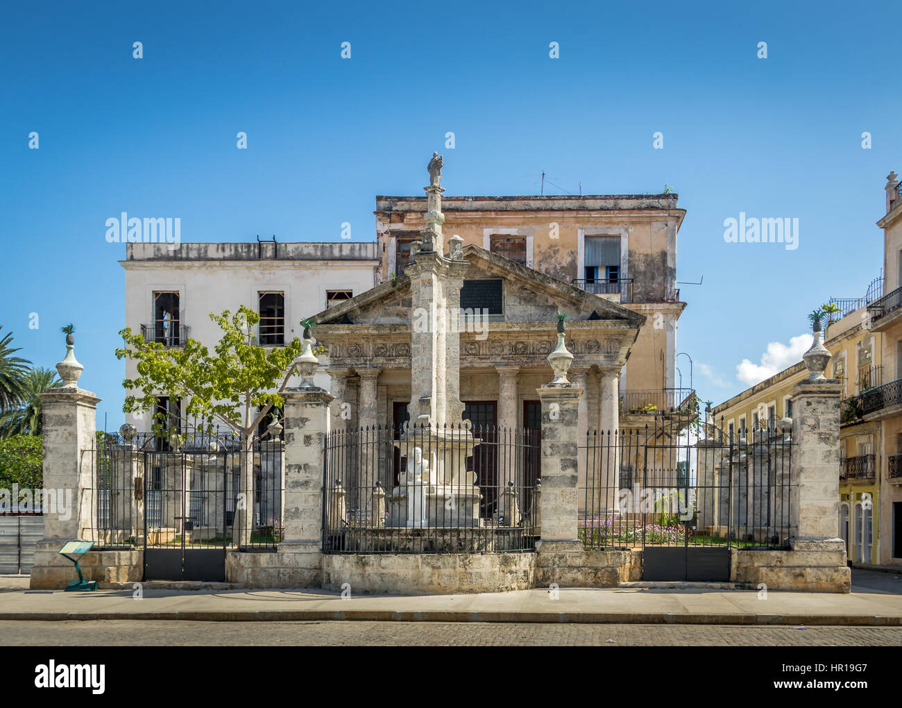 El Templete - Havanna, Kuba Stockfoto