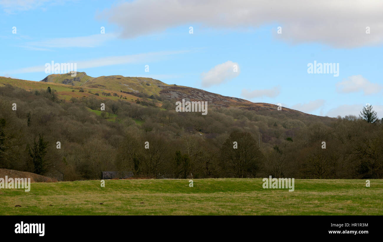 Der schlafende Riese, einem Hügel in den Brecon Beacons National Park Stockfoto
