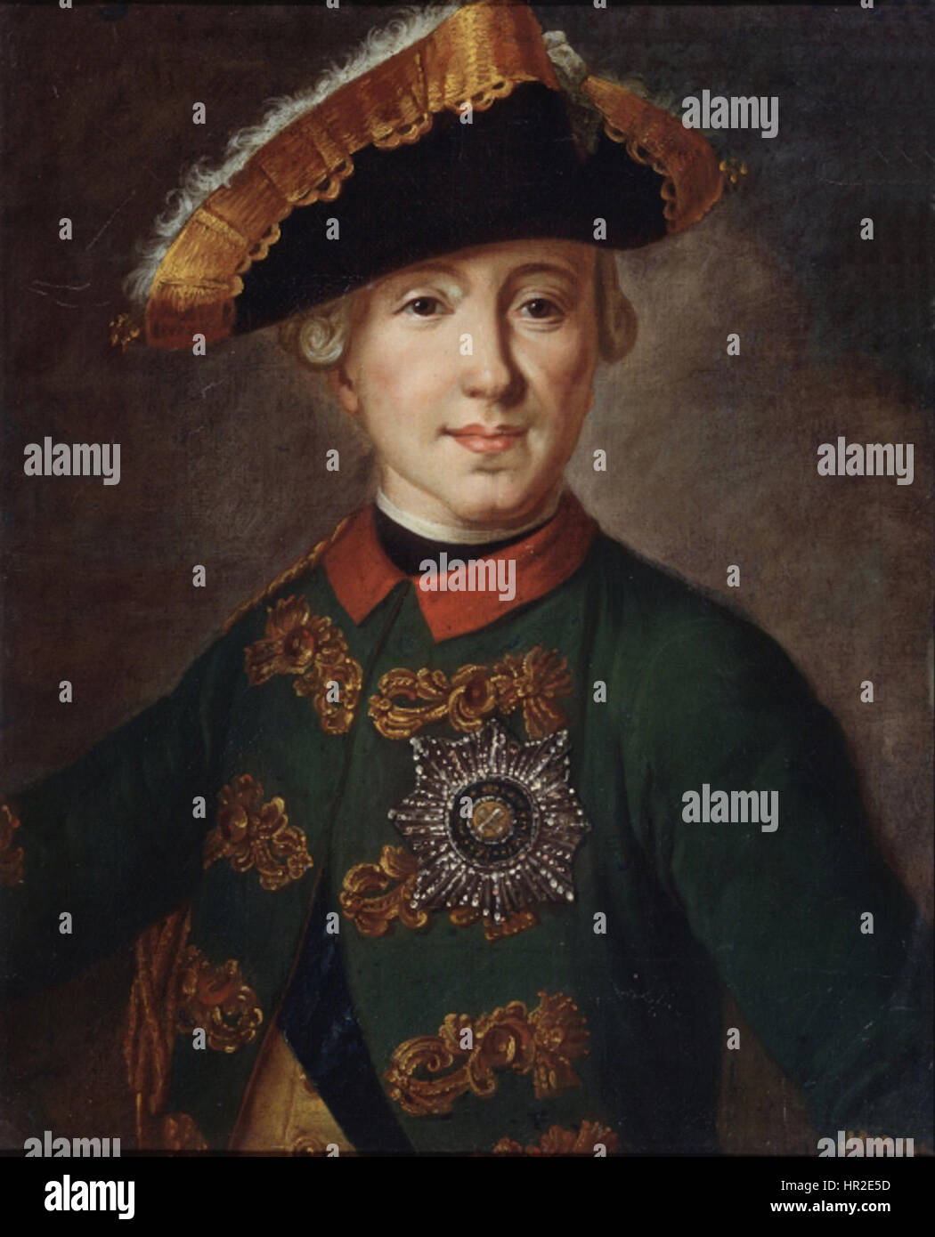 Peter III von Rokotow (18 c, Wladikawkas) Stockfoto
