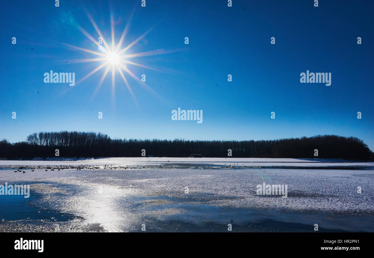 Reisetag in ein ganz normaler Tag Stockfoto