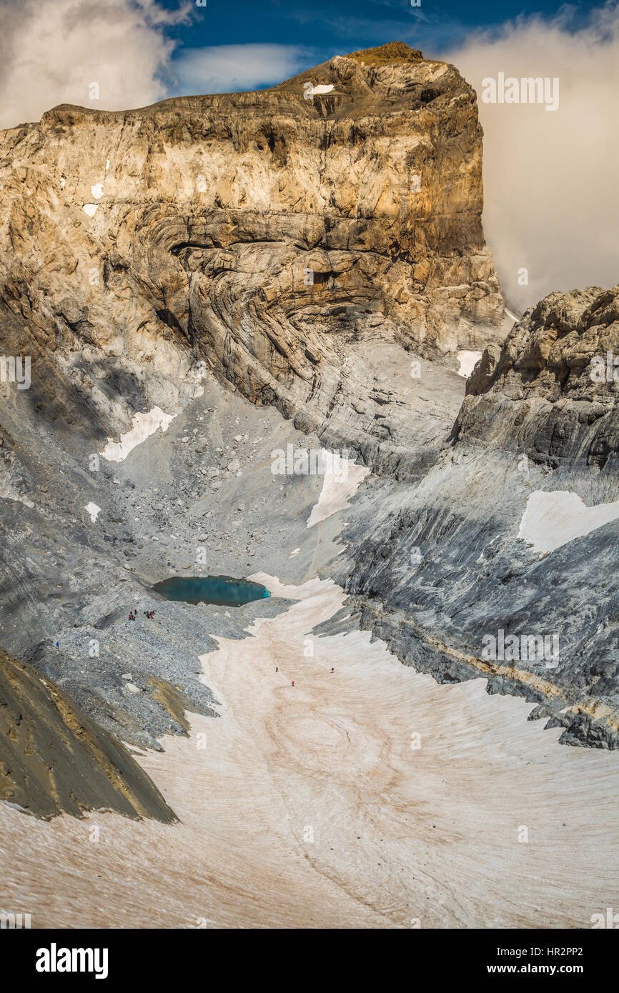 Schöne Berglandschaft in Pyrenäen, Spanien Stockfoto