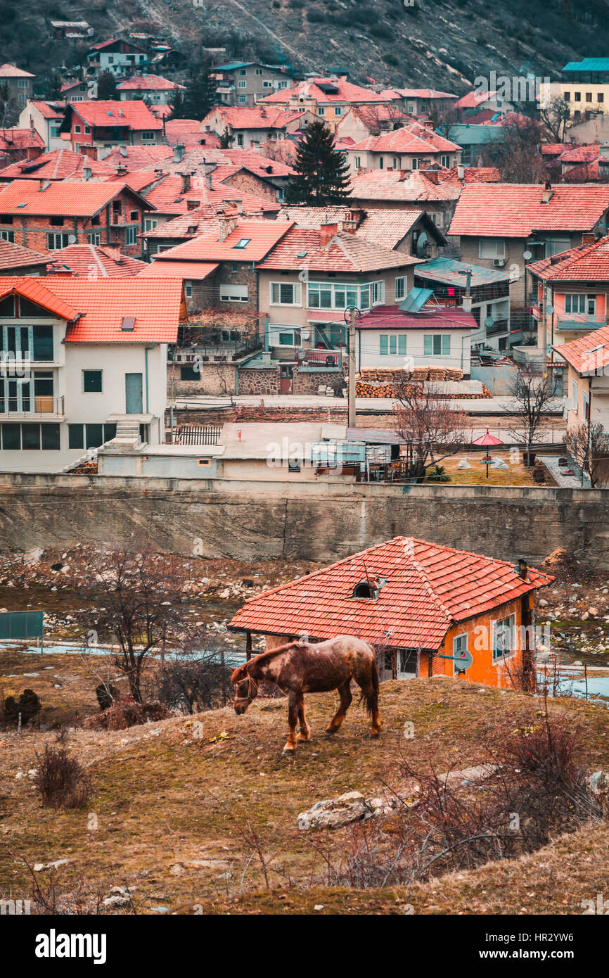Velingrad - Spa-Hauptstadt des Balkan, Rhodopen, Bulgarien Stockfoto