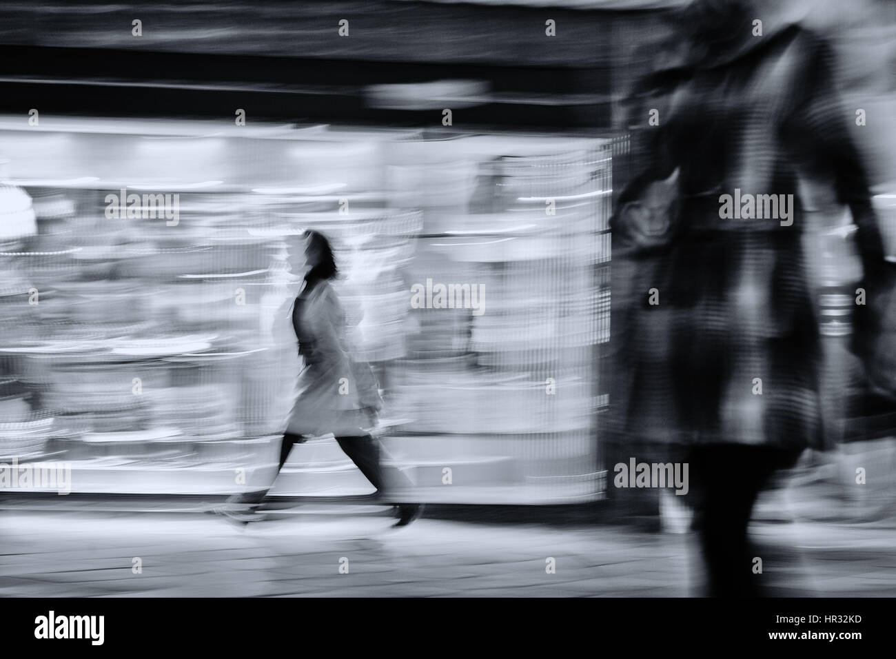 Einkaufen in Venedig, Italien - digital verändert Stockfoto