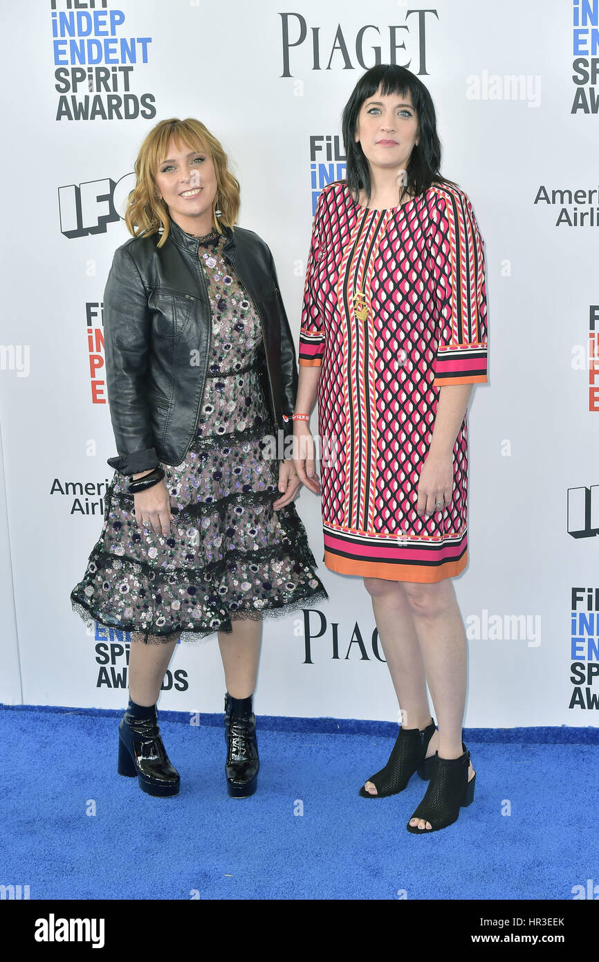 Miranda Bailey und Amanda Marshall besuchen die 32. Film Independent Spirit Awards 2017 am Santa Monica Pier am 25. Februar 2017 in Santa Monica, Kalifornien. | weltweite Nutzung Stockfoto