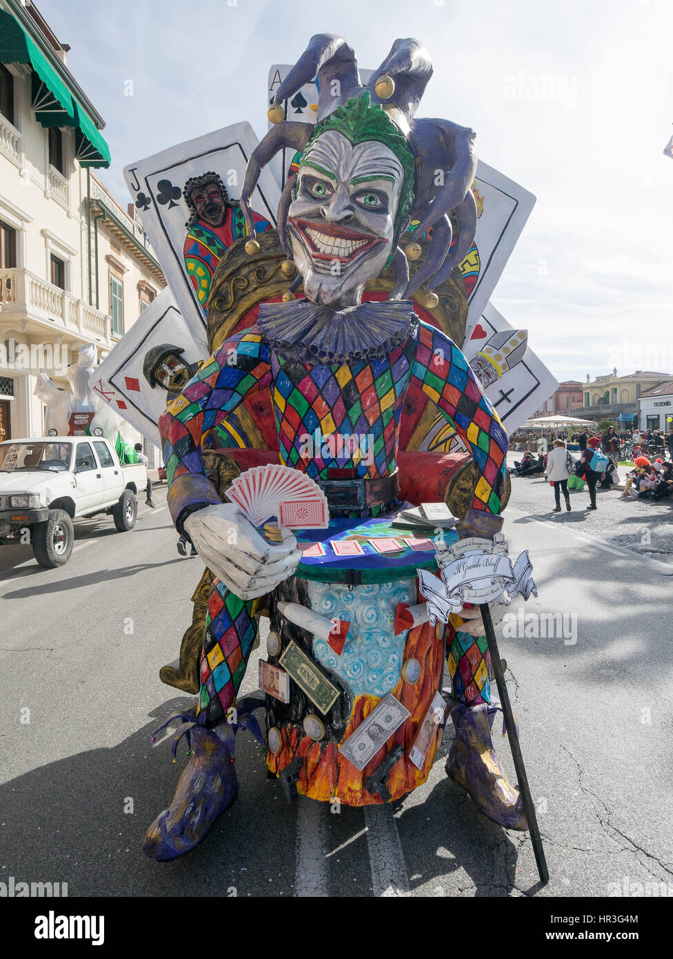 Viareggio, Italien. 26. Februar 2017.  allegorische Schwimmer am Karneval von Viareggio statt 26. Februar 2017 Credit: Landschaft von Sardinien/Alamy Live News Stockfoto