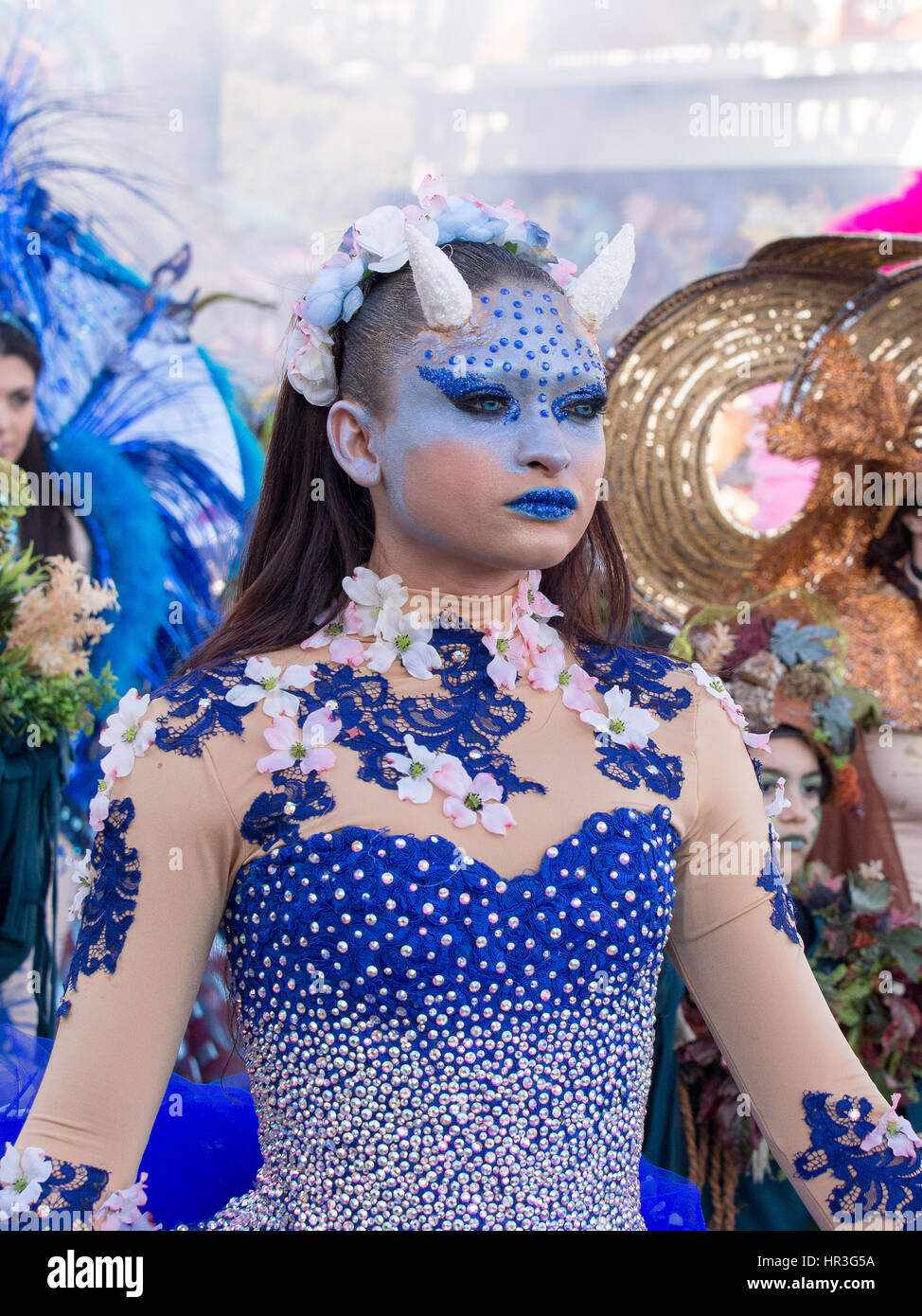 Viareggio, Italien. 26. Februar 2017.  allegorische Schwimmer am Karneval von Viareggio statt 26. Februar 2017 Credit: Landschaft von Sardinien/Alamy Live News Stockfoto