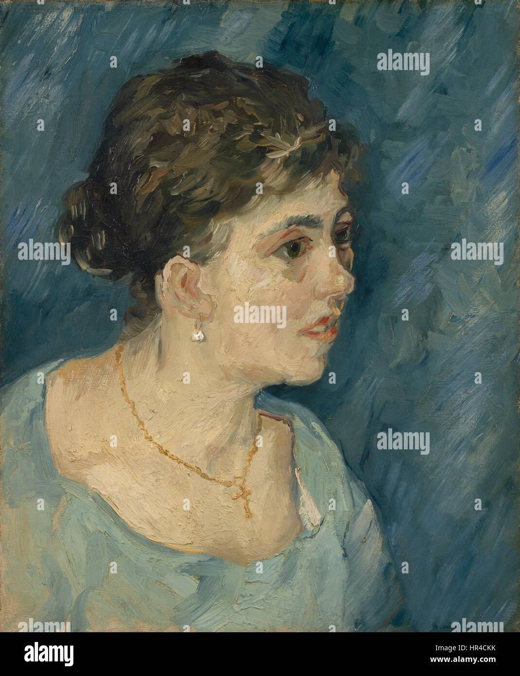 Portret van Een Prostituee - s0143V1962 - Van-Gogh-Museum Stockfoto