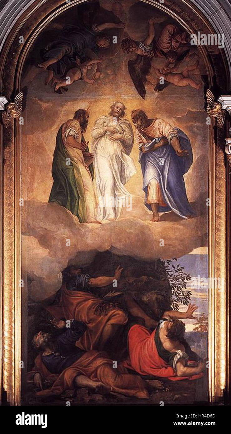 Paolo Veronese - Verklärung Christi - WGA24768 Stockfoto
