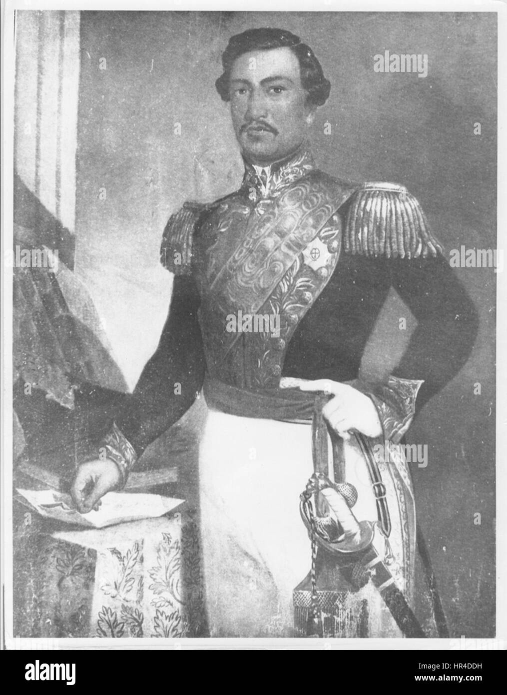 Porträt von Kamehameha III (PP-97-7-009) Stockfoto