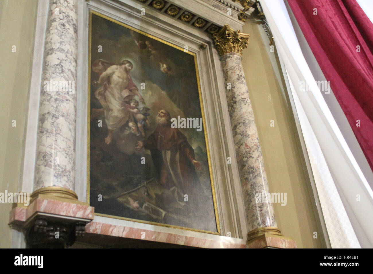 Pala dell'altare Stockfoto