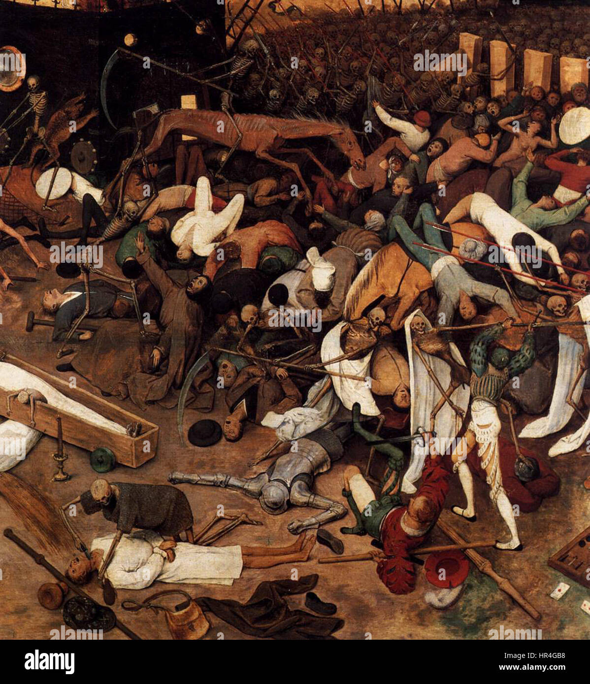 Pieter Bruegel der ältere - der Triumph des Todes (Detail) - WGA3394 Stockfoto Pieter Bruegel der ältere - der Triumph des Todes (Detail) - WGA3394 Stockfoto