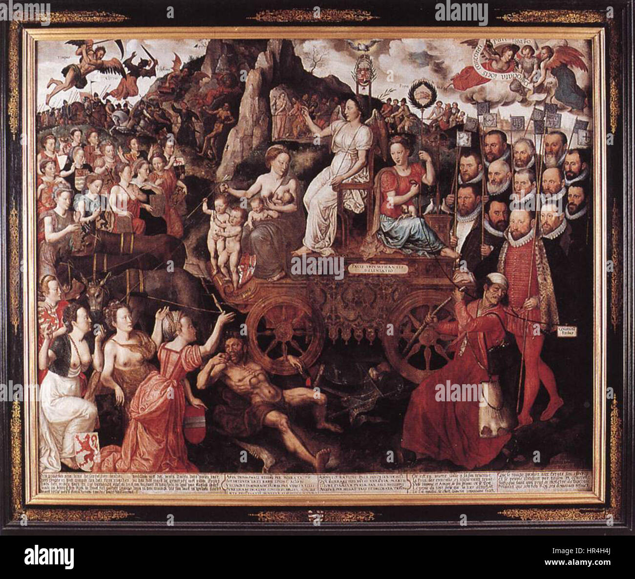 Pieter Claeissens (II) - Allegorie des Friedens 1577 in den niedrigen Ländern - WGA04958 Stockfoto