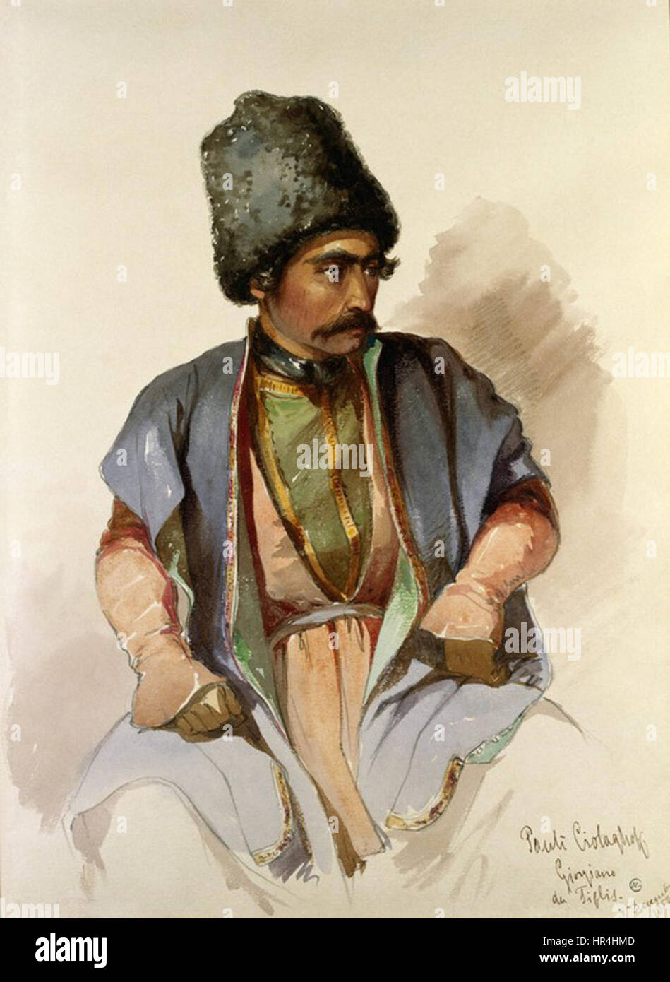 Preziosi - Paul - eine georgische aus Tiflis 1852 Stockfoto