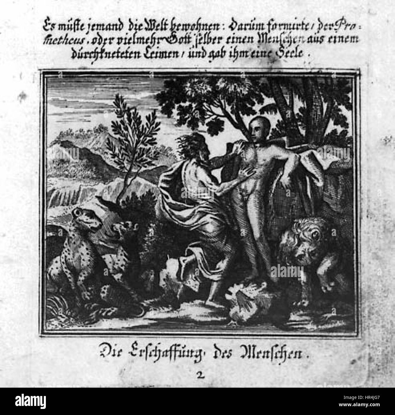 Ovid - Metamorphosen - Chauveau Stockfoto