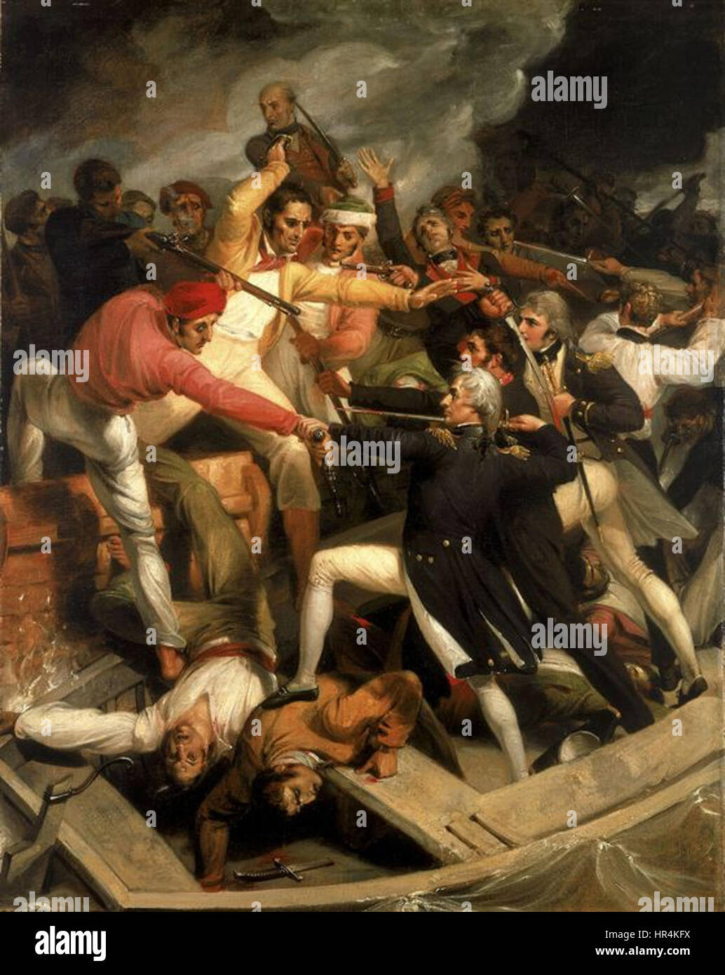 Nelson in Cadiz Stockfoto