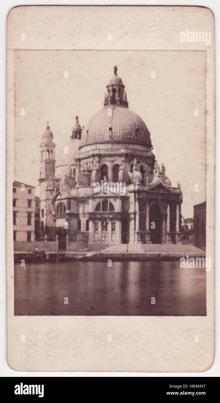 Ponti, Carlo (ca. 1823-1893) - Chiesa della Salute Stockfoto