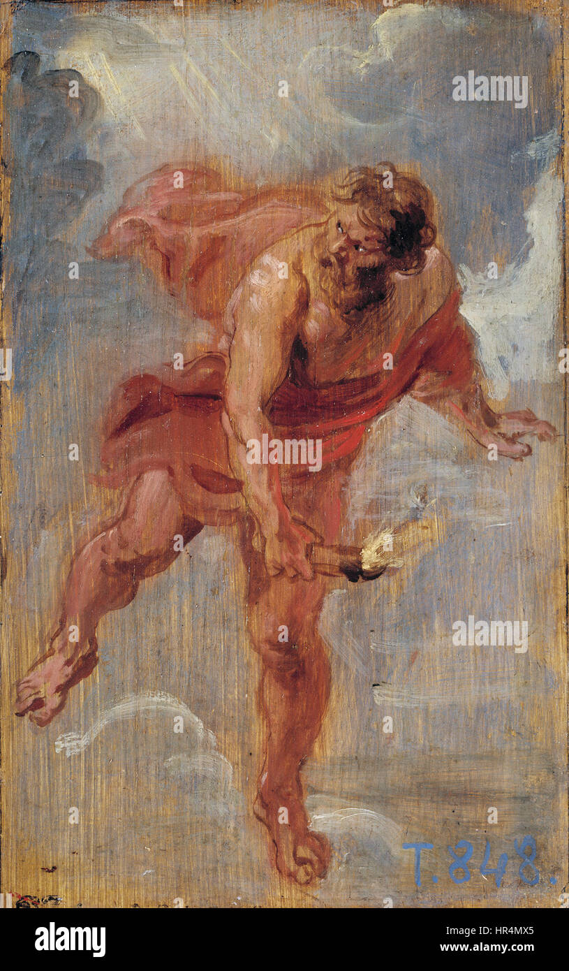 Rubens - Prometheus, 1636 Stockfoto