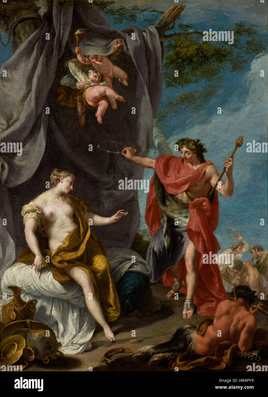 Pittoni - dionisioariadne01 Stockfoto