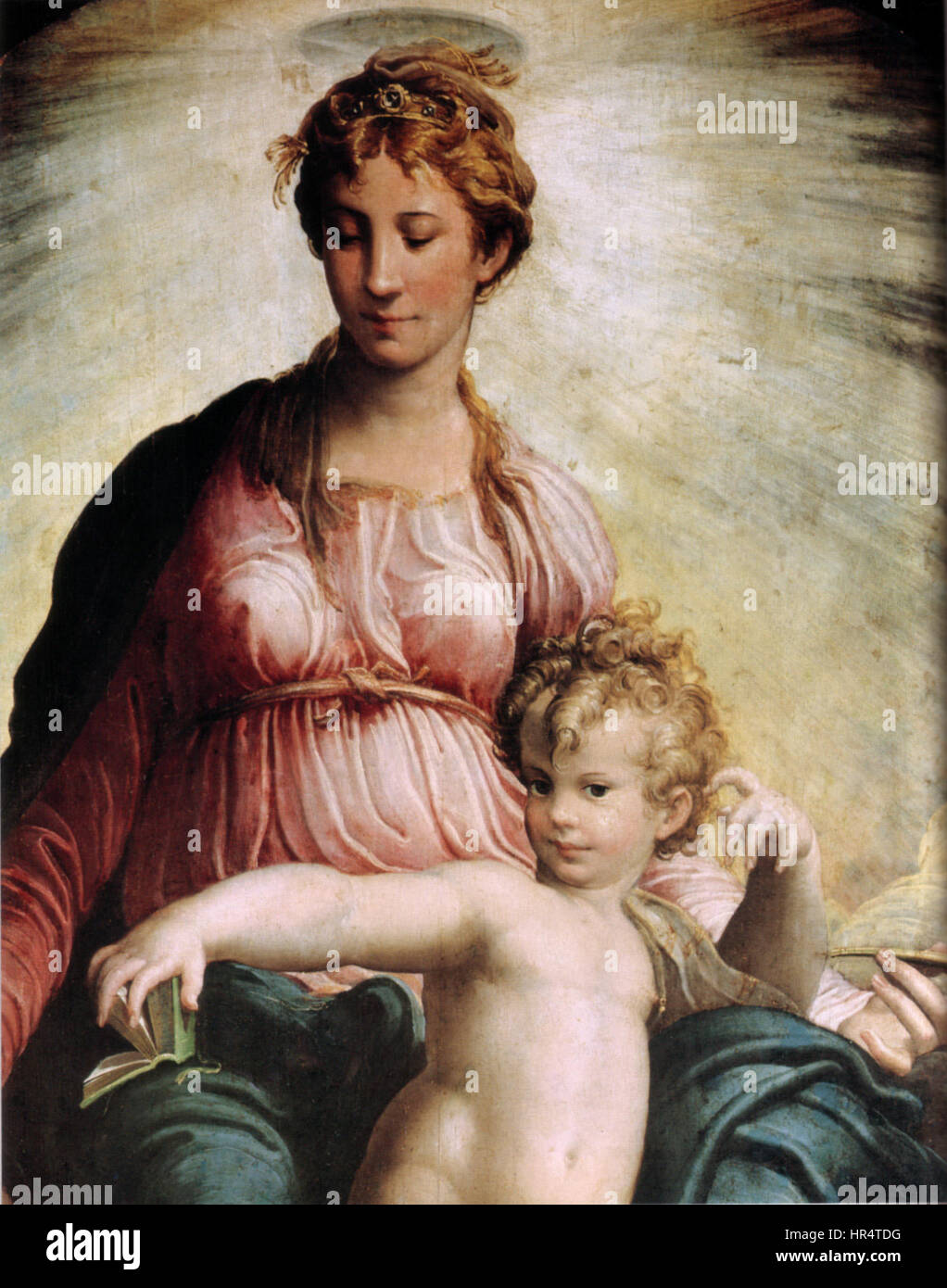 Parmigianino, Visione di San Girolamo 02 Stockfotografie Alamy