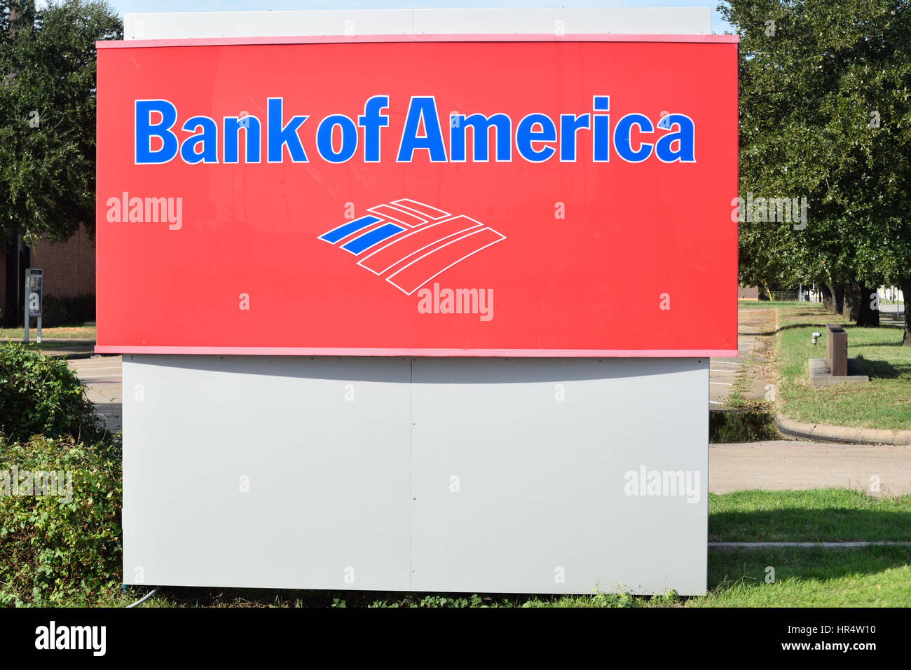 Bank von Amerika Zeichen Stockfoto