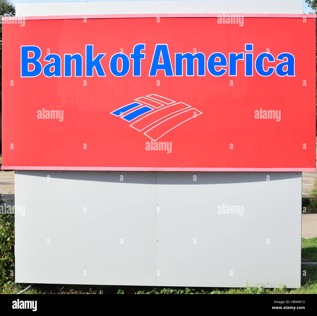 Bank von Amerika Zeichen Stockfoto