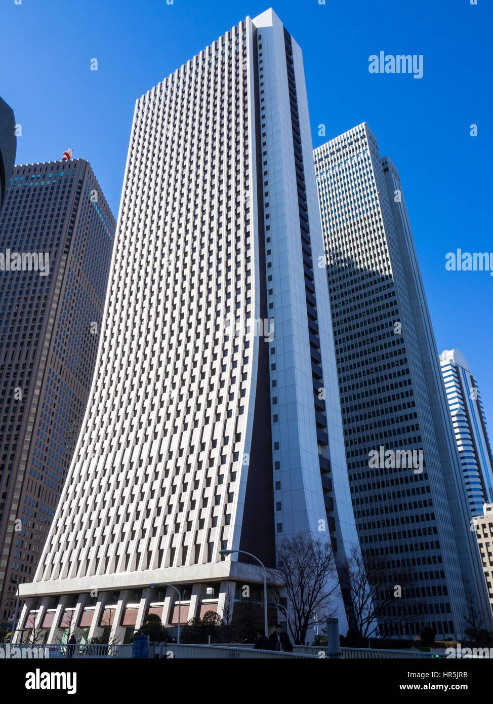 Sompo Japan Nipponkoa Head Office Building und andere aus Eistürme in Shinjuku, Tokyo. Stockfoto