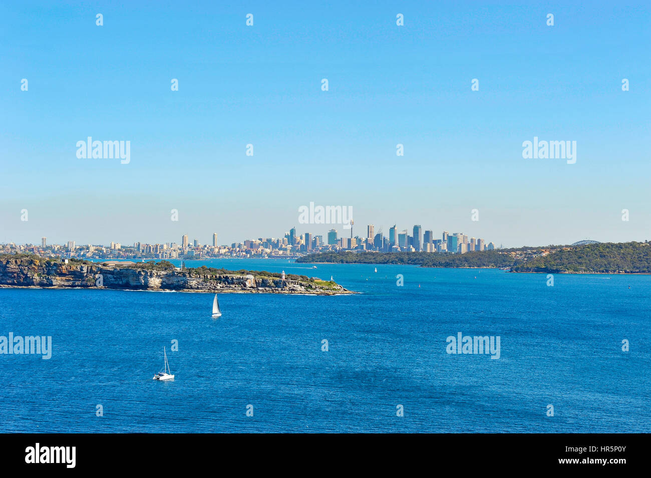 Sydney, Australien - 4. September 2013: Port Jackson in Sydney, Australien. Stockfoto