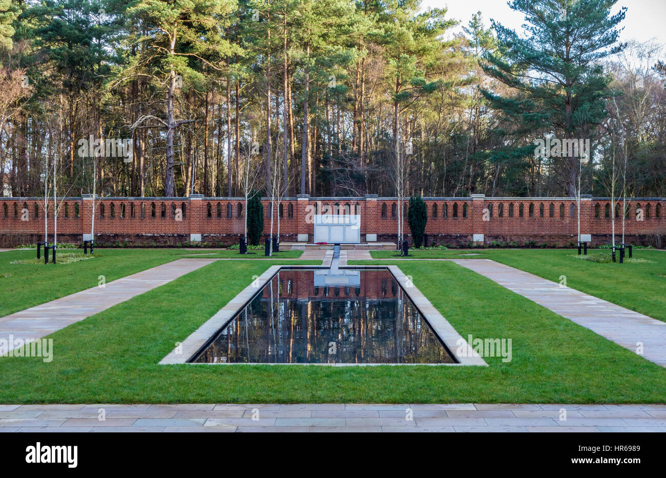 Muslimischen Soldatenfriedhof - Garten für den Frieden, Horsell Common, Woking, Surrey, UK Stockfoto