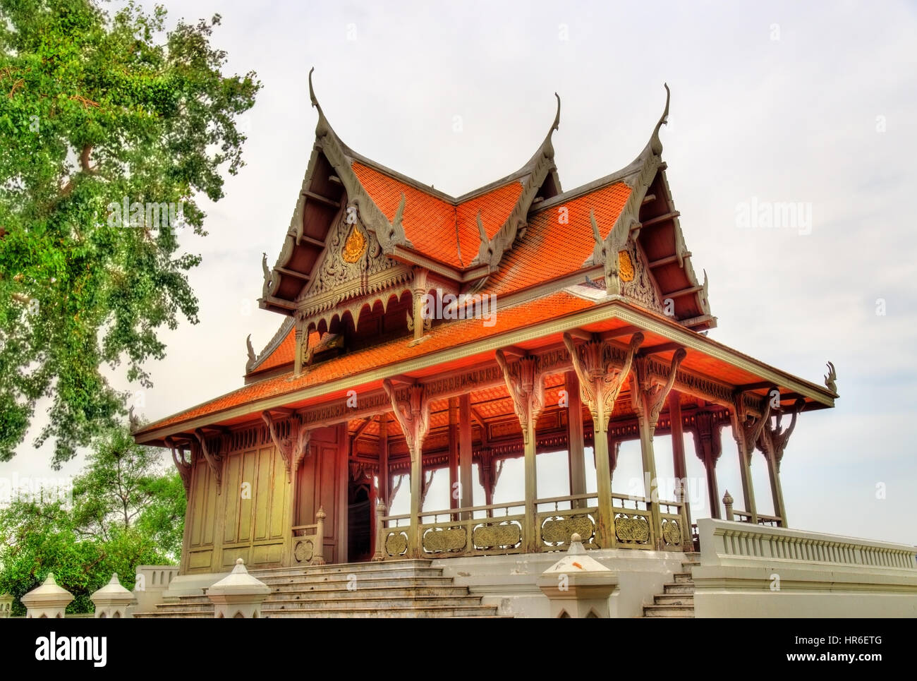 Santi Chai Prakan Pavillon in Bangkok, Thailand Stockfoto