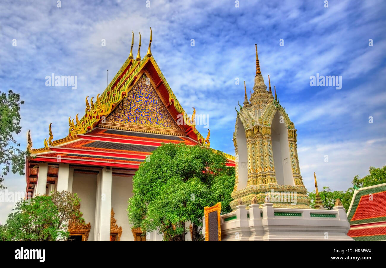 Wat Pho, eine buddhistische Tempelanlage in Bangkok, Thailand Stockfoto