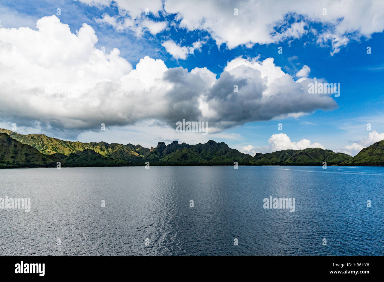 Komodo Insel Landschaft Stockfoto